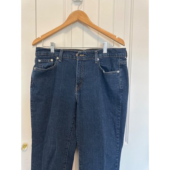 Levis 505 Relaxed Fit Womens Jeans Size 12M Medium Wash Denim Straight Leg USA M - Picture 4 of 10